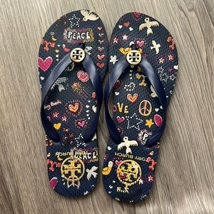 Tory Burch sz 7-7.5 flip flops